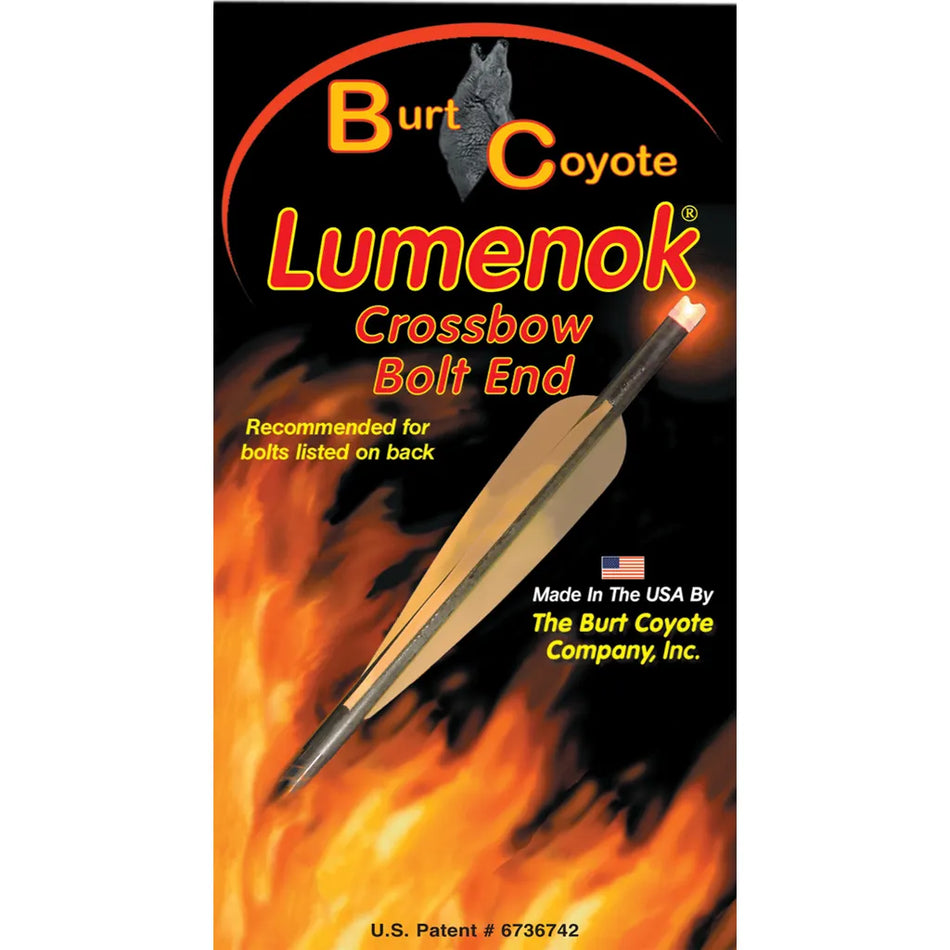 Lumenok Crossbow Nocks (HD Orange Moon Gold Tip 3 pk.)