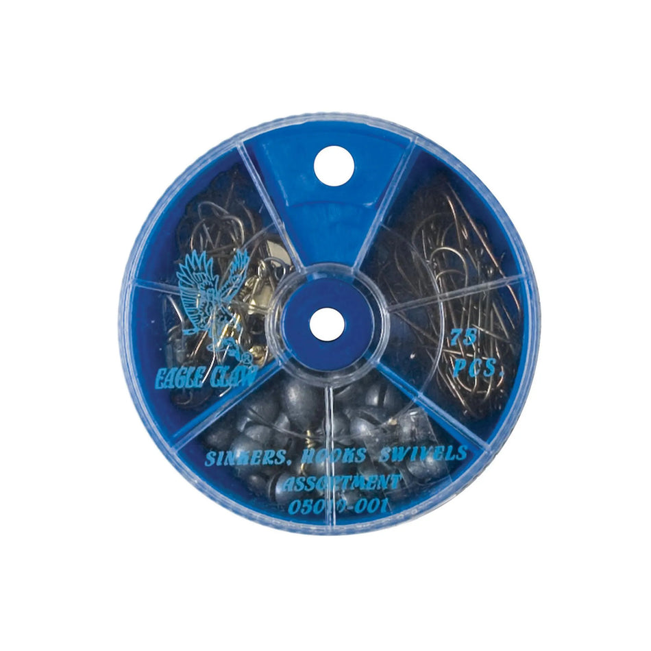 Eagle Claw Assortment Hook Swivel Sinker