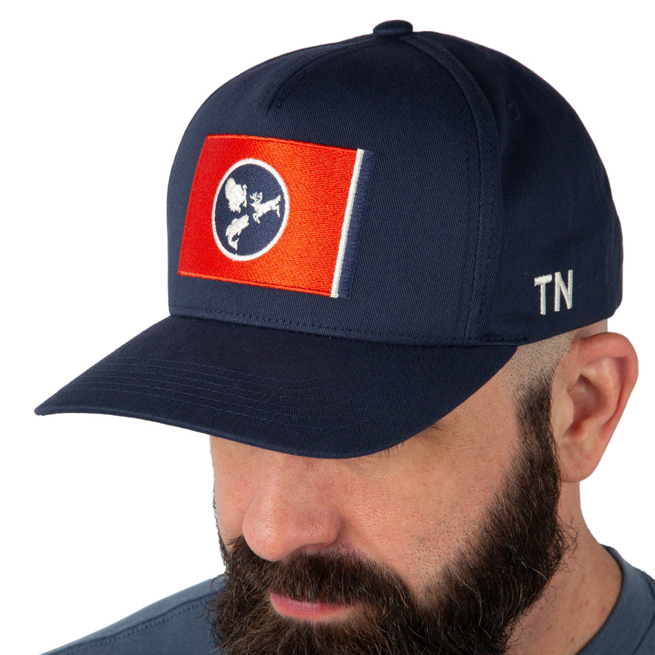 Tennessee Flag Cap, Navy