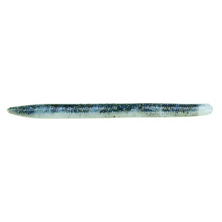 Strike King Shim-E-Stick Fishing Lure - Red Shad Color, 5-Inch, Soft Plastic Stickbait