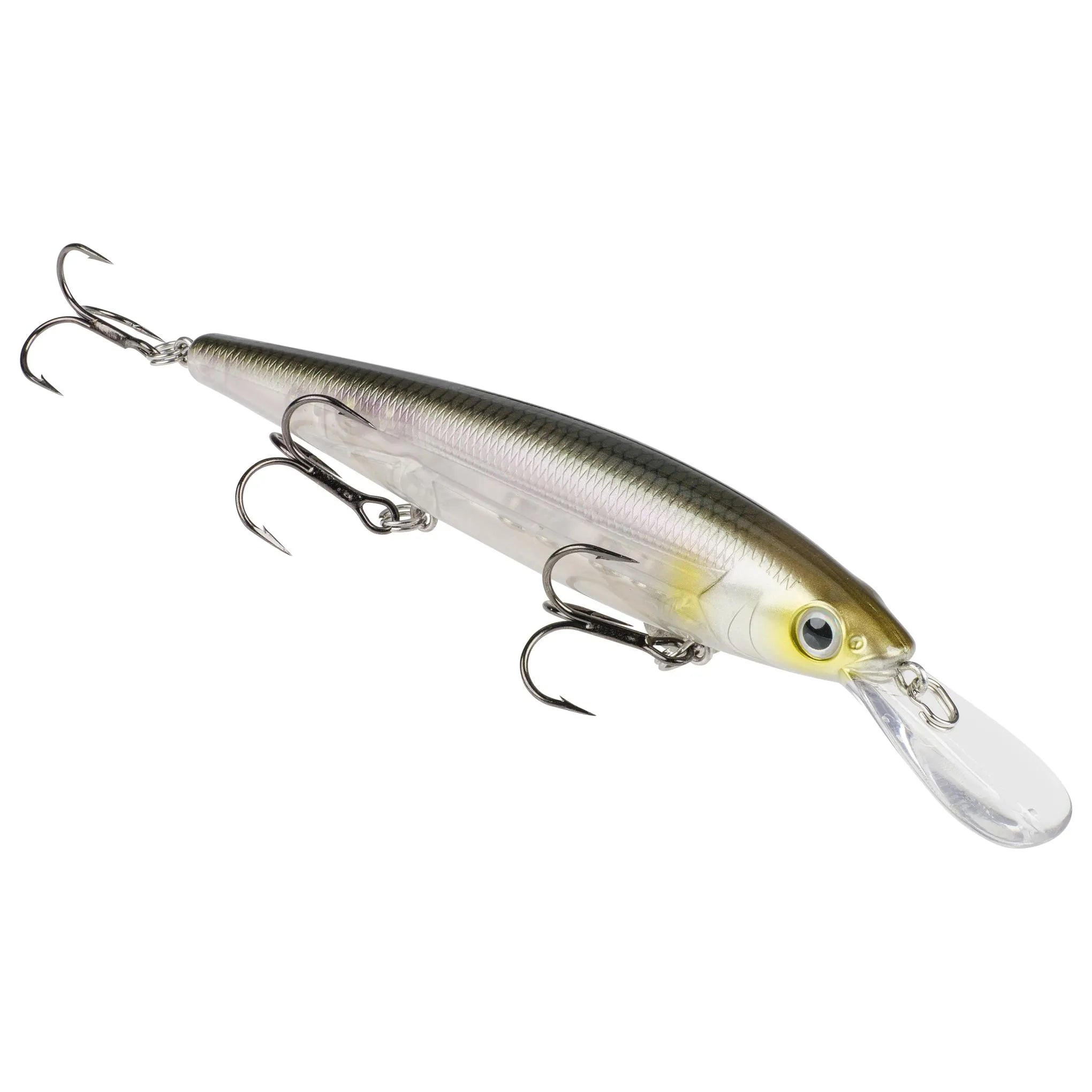 Strike King KVD Jerkbait 300 Fishing Lure - 3 Hook Suspending Jerkbait In Yellow Perch Color