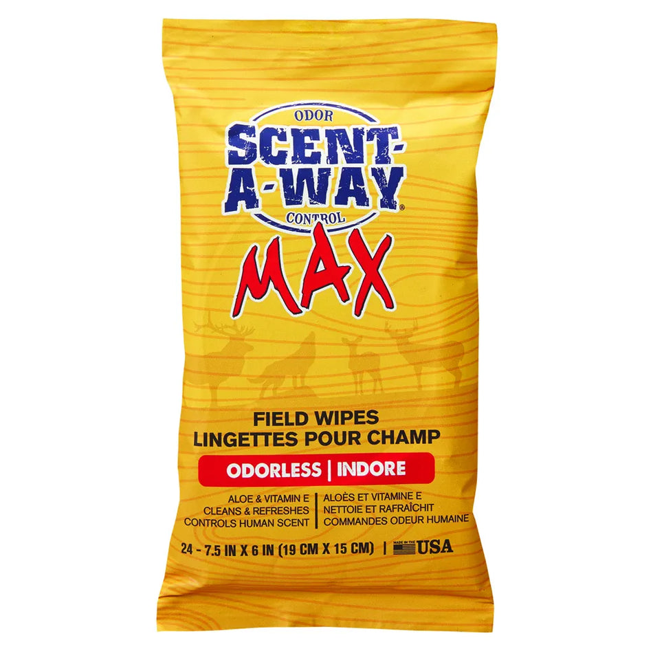 Scent-A-Way Max Field Wipes