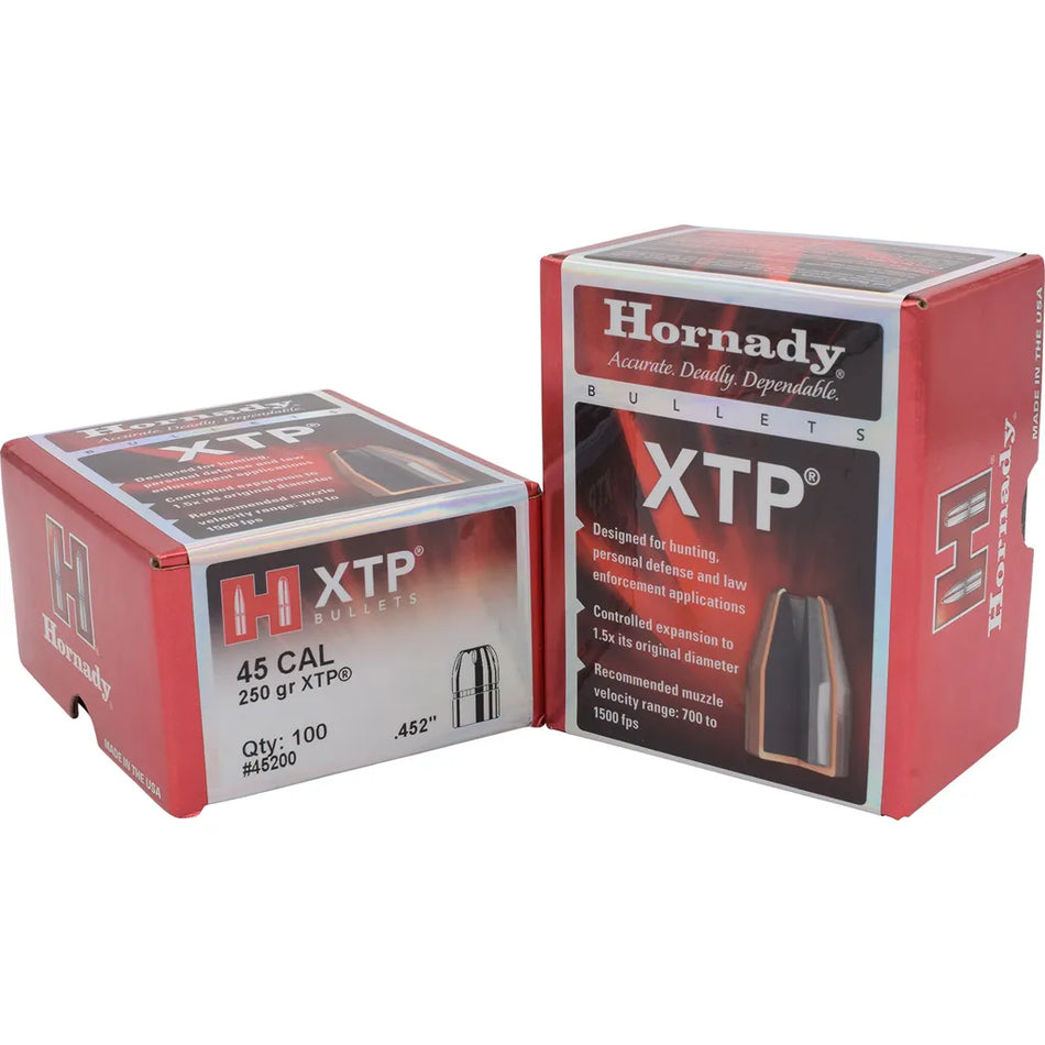 Hornady HP/XTP Bullets (45 cal. 250 gr. 100 pk.)