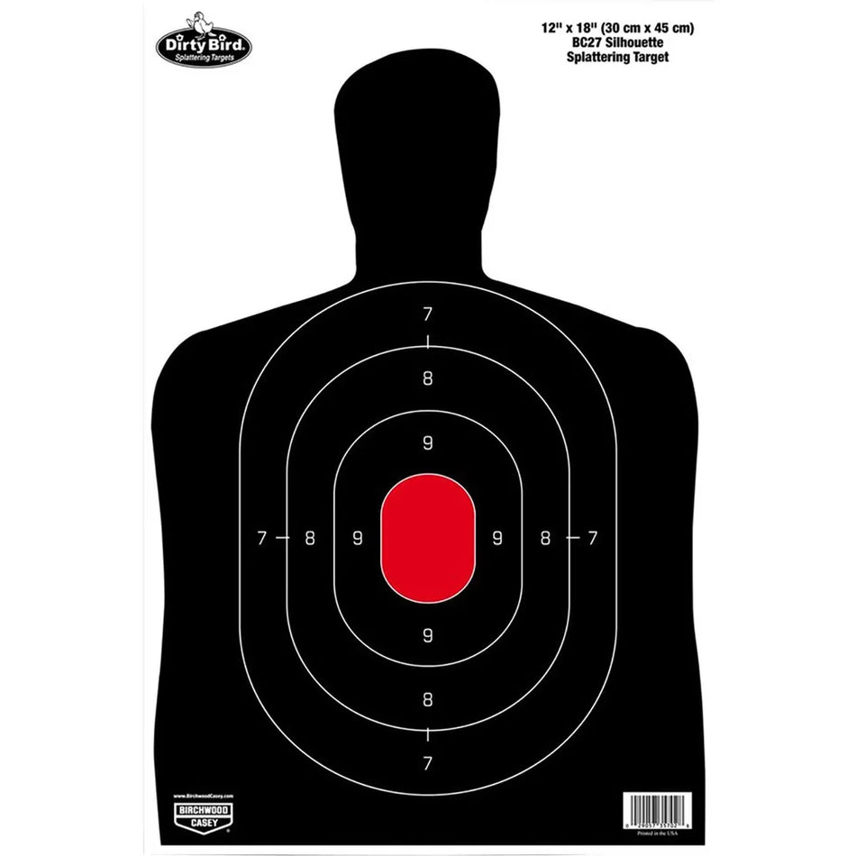 Birchwood Casey Dirty Bird Target (BC-27 Silhouette 12x18 in. 8 pk)