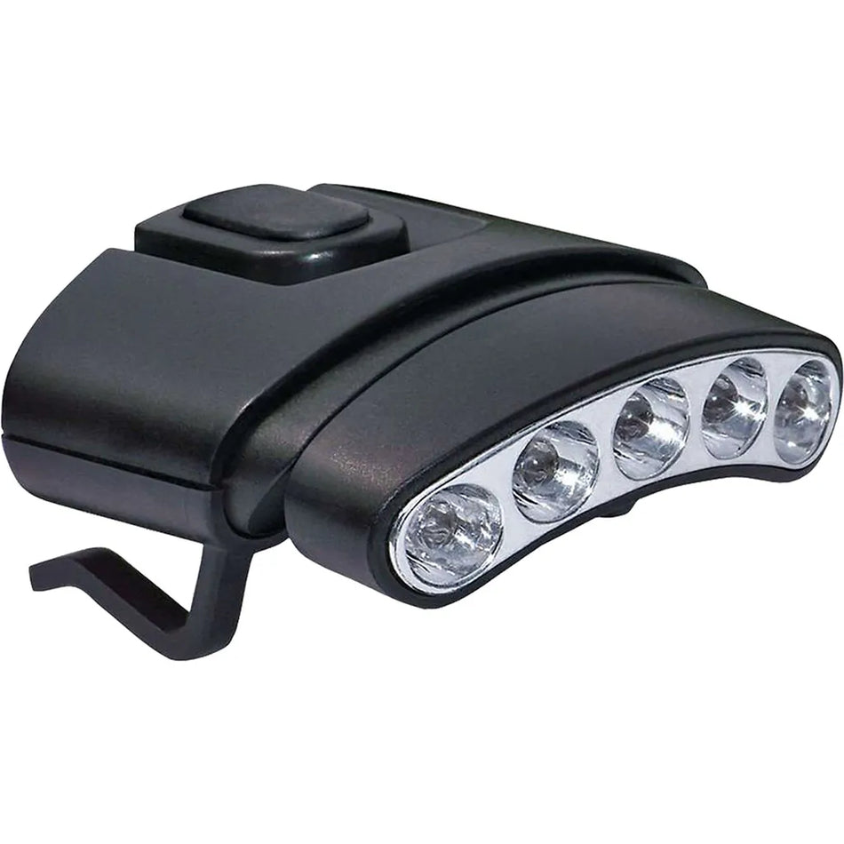 Cyclops Orion Tilt Hat Clip Headlamp (White LED Black)