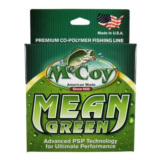 McCoy Premium Co-Polymer Fishing Line – Mean Green
