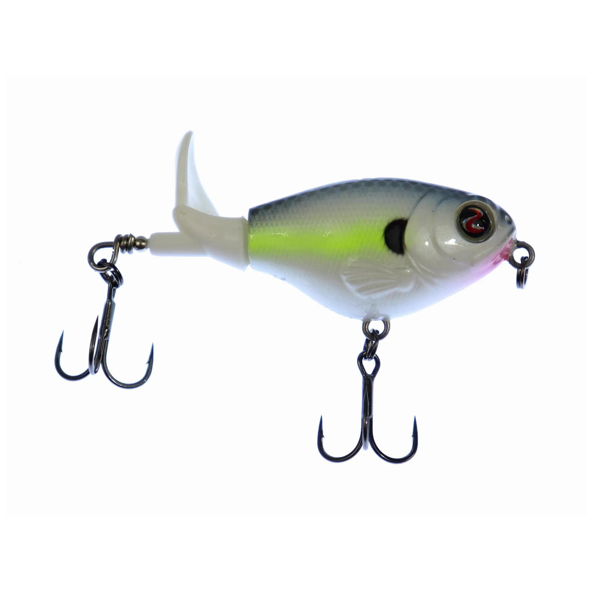 River2Sea Whopper Plopper 60 Topwater Lure - Monkey Butt Color For Bass Fishing | Gurgling Surface Bait