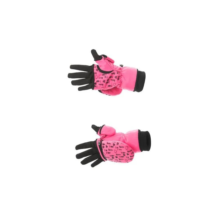 Flip Top 4.0 Mitten with Glove Liner - Blaze Pink