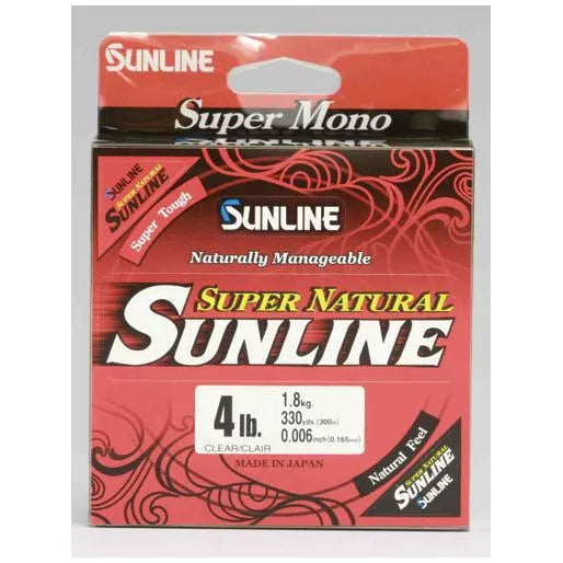 Sunline Super Natural Monofilament (330YD Spool)