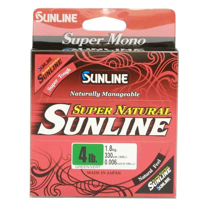 Sunline Super Natural Monofilament (330YD Spool)