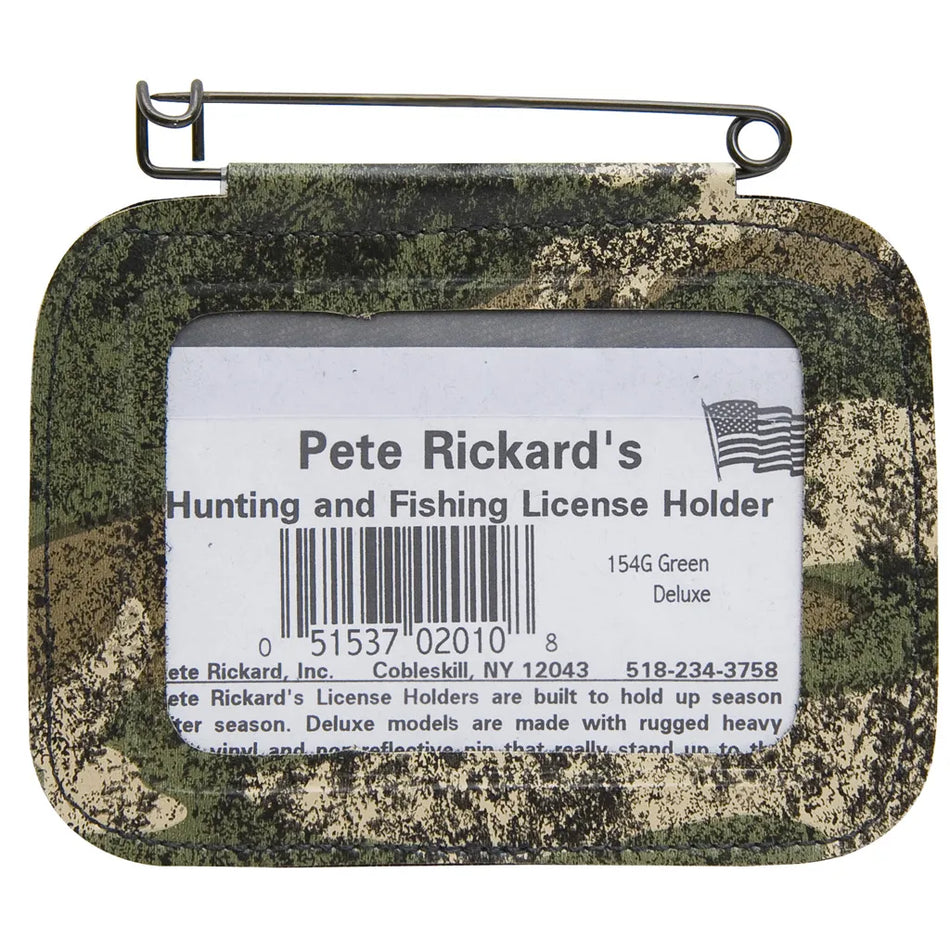 Rickards Hunting License Holder (Single Camo)