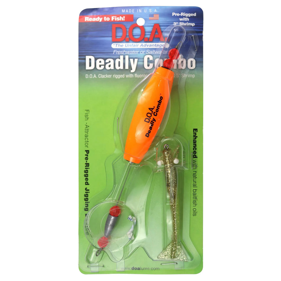 DOA Deadly Combo Popper Clacker w3" Shrimp