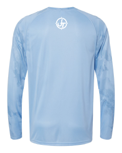 Paragon Cabo Camo Blue Mist Long Sleeve UPF Shirt