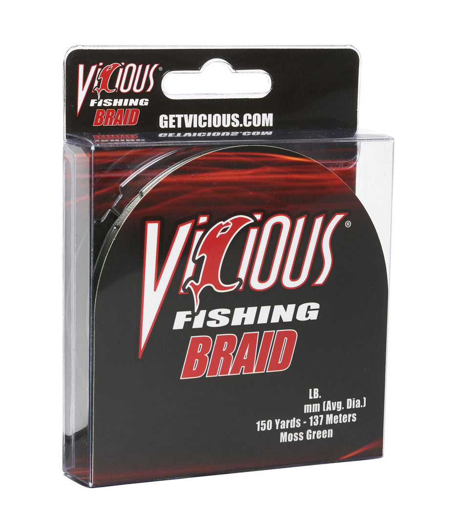 Vicious Standard Green Braid - 15 Lb Test