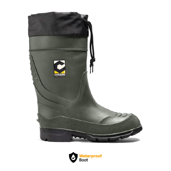 Badaxe Waterproof Rubber Boot – Green