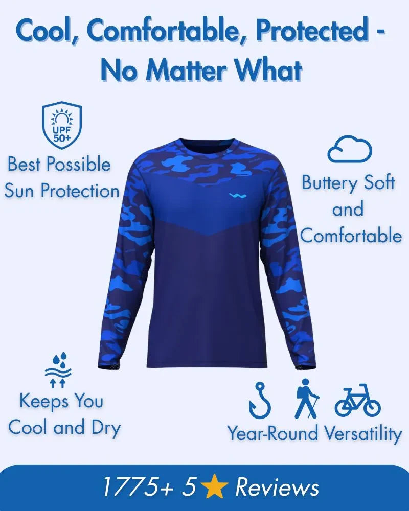 HELIOS Long Sleeve Fishing Shirts