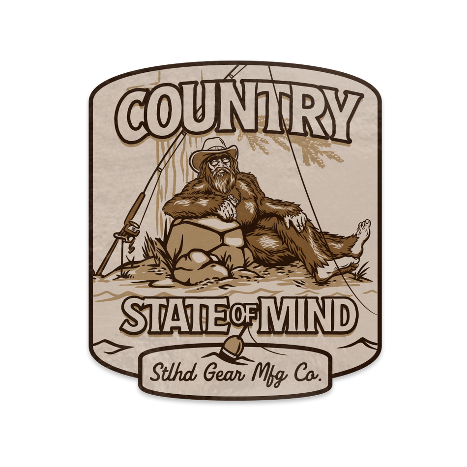 STLHD Country State of Mind Sticker