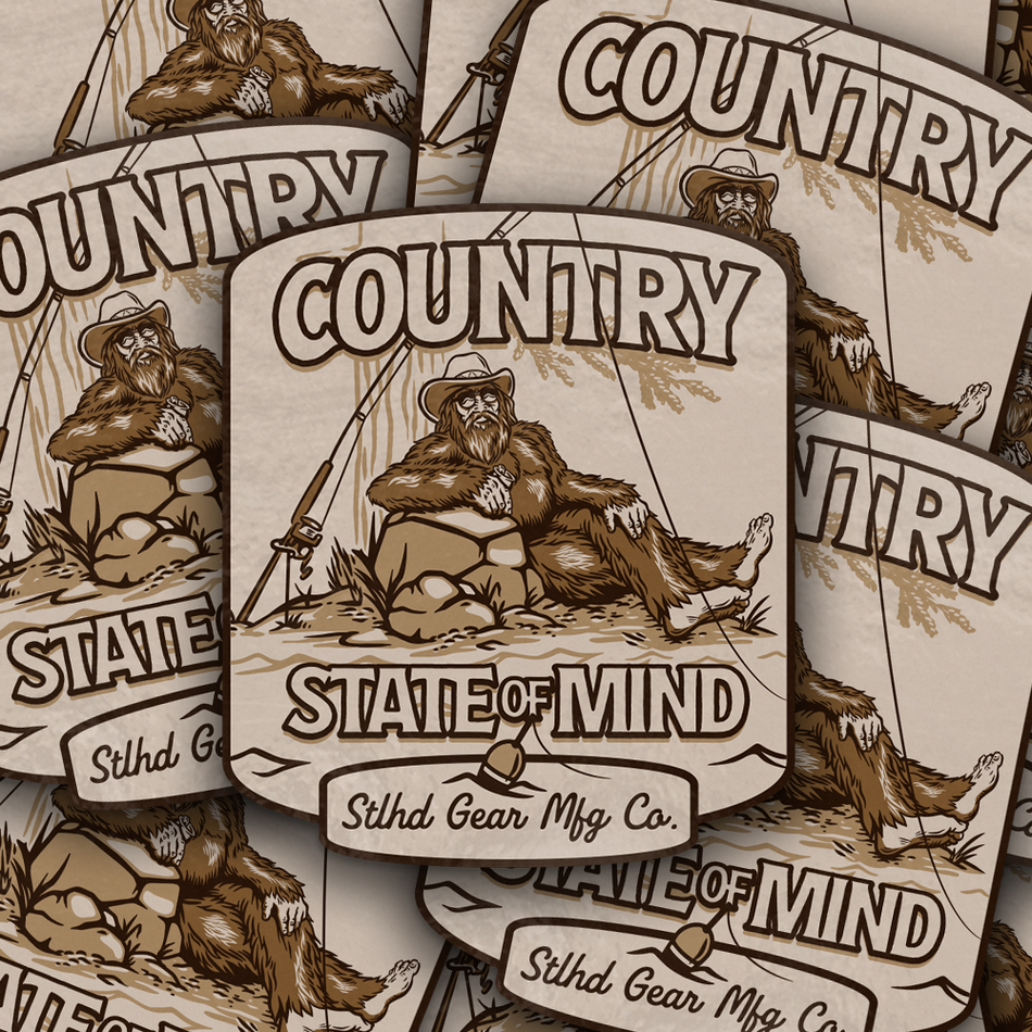 STLHD Country State of Mind Sticker