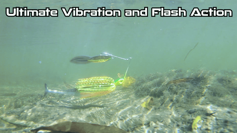 Reaction Tackle Lead Spinnerbait Jigs – 3-Pack, Double Willow Blade - New