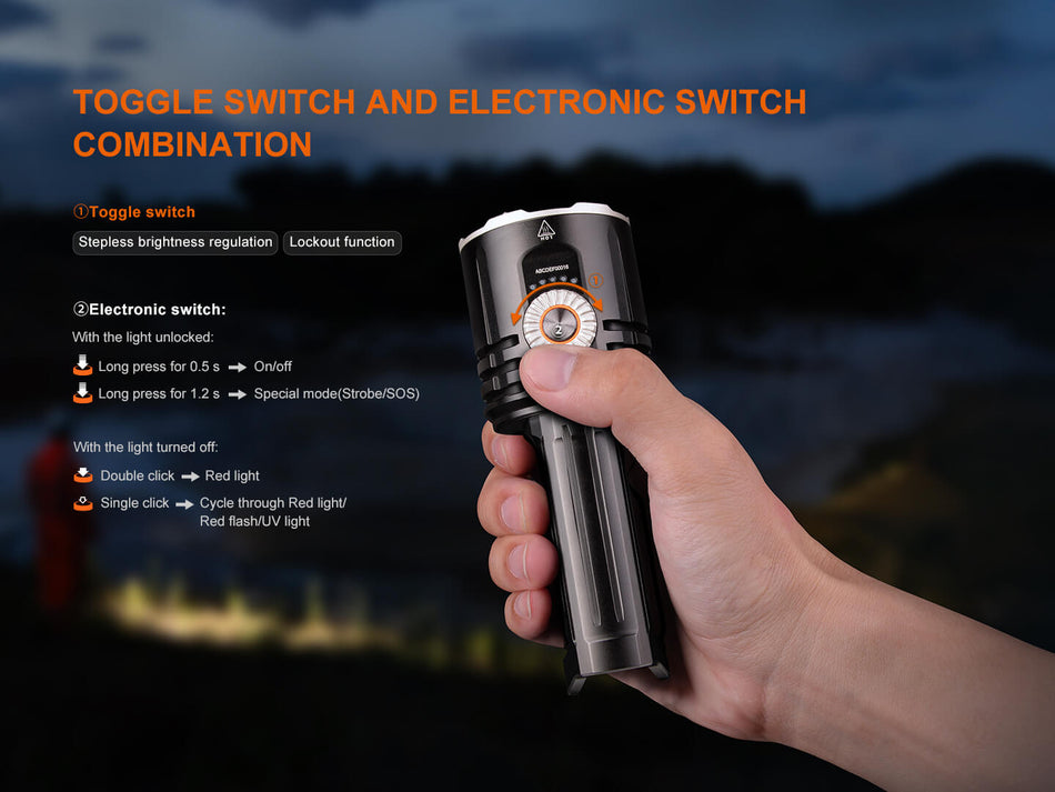 Fenix LR35R PRO Rechargeable Palm-Sized Searchlight