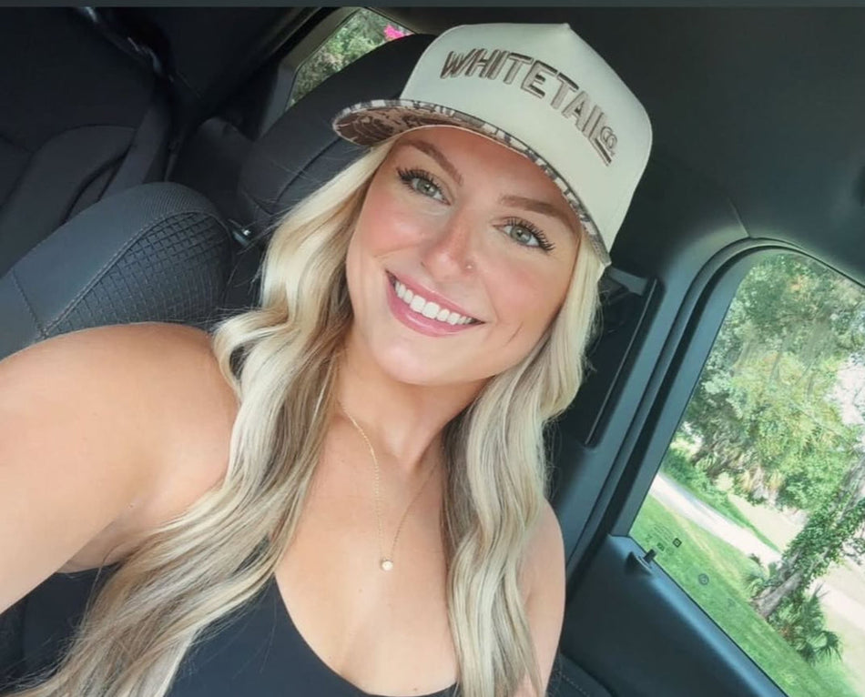 New !!! Whitetail Co. Washed Brim Trucker