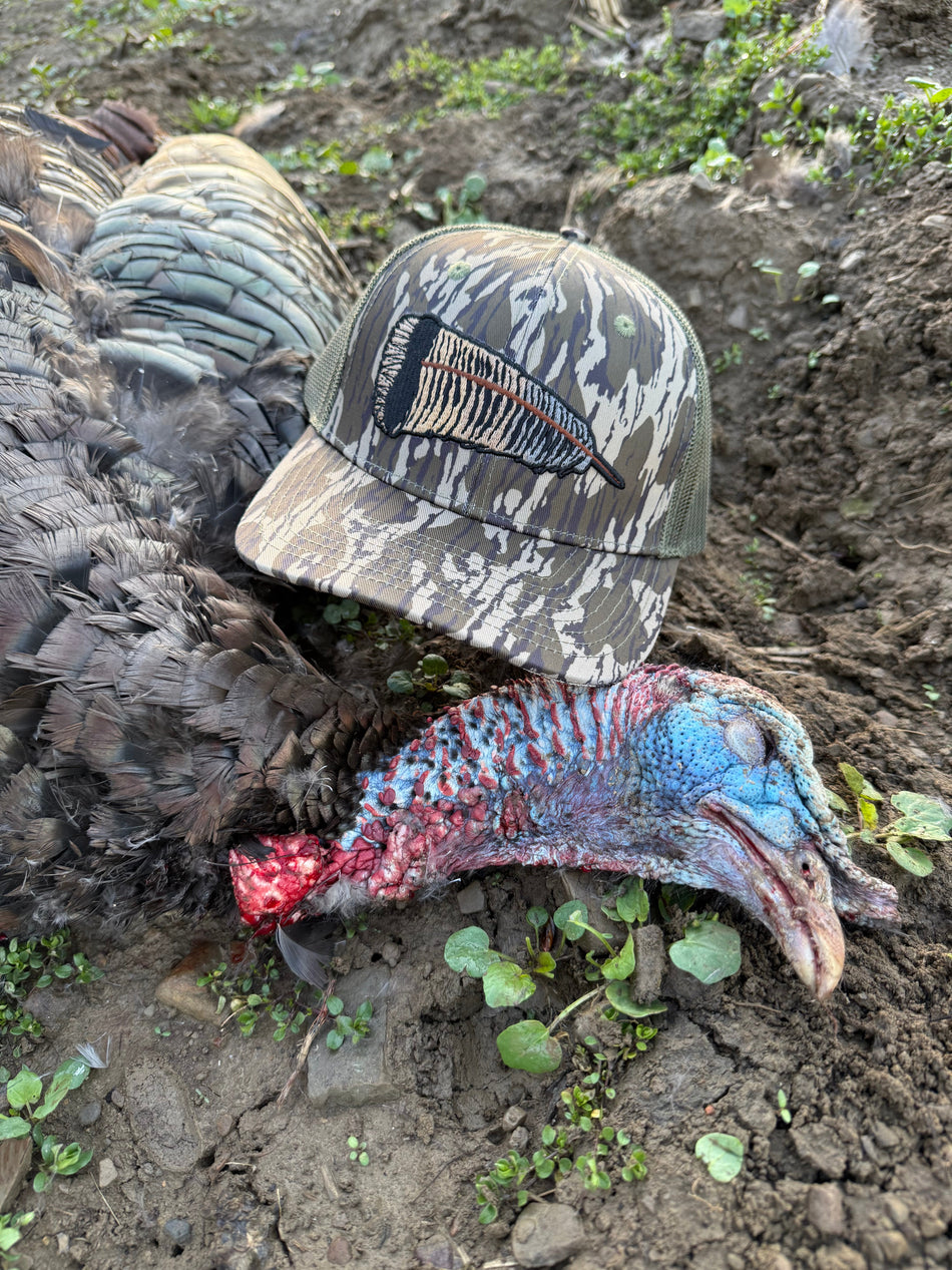 Whitetail Co. Fallen Feather Tree Bark Camo 6 Panel