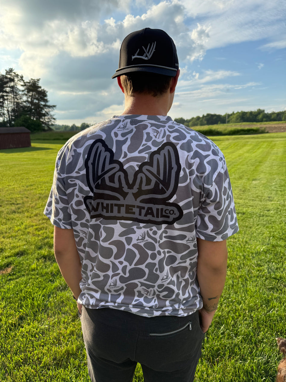 New Whitetail Co. Old Camo Faded Pocket Tee