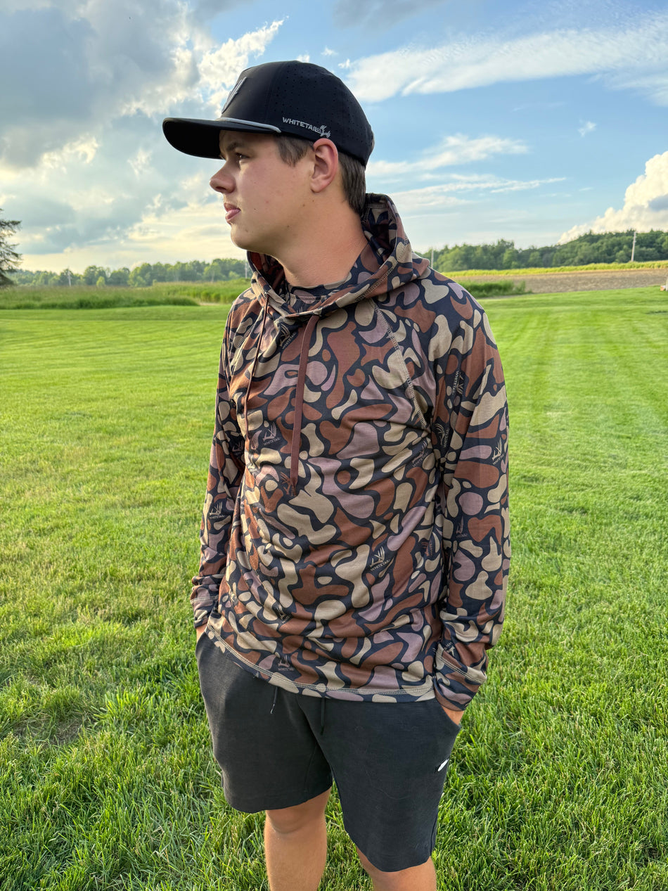 Whitetail Co. RUT Lightweight Hoodie  Dark Old Camo