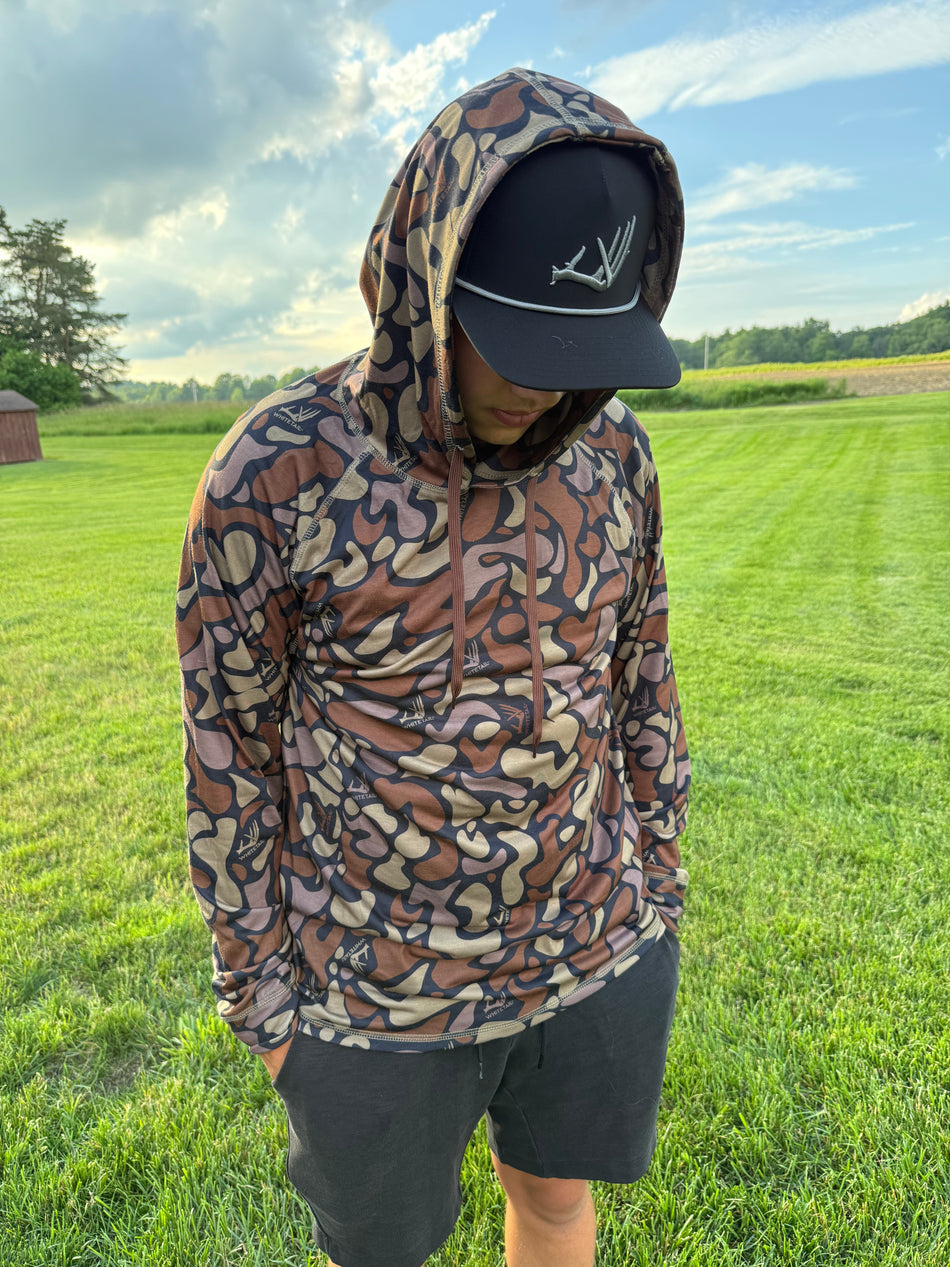 Whitetail Co. RUT Lightweight Hoodie  Dark Old Camo
