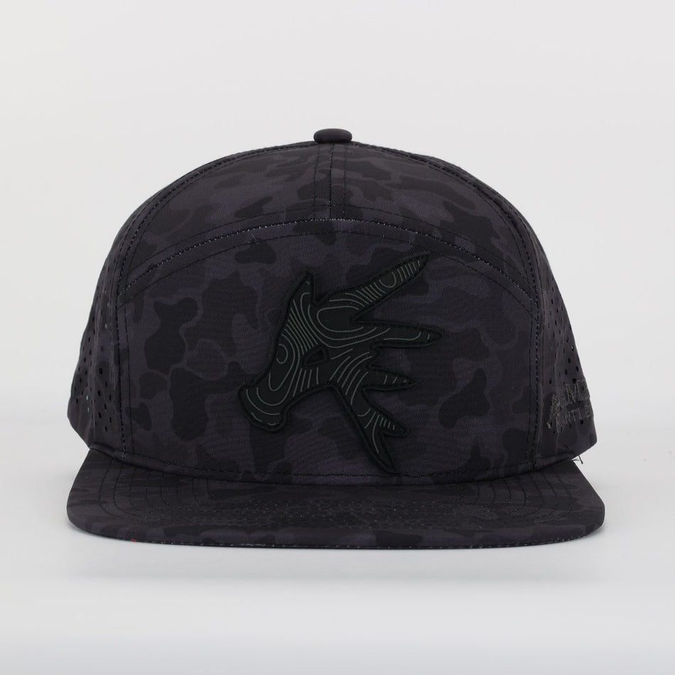 Black Marsh Duck Camo Back Country Performance Snapback