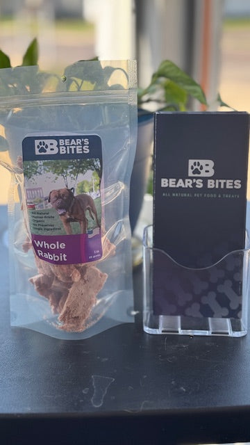 Single ingredient, All natural, Freeze dried Rabbit dog treats