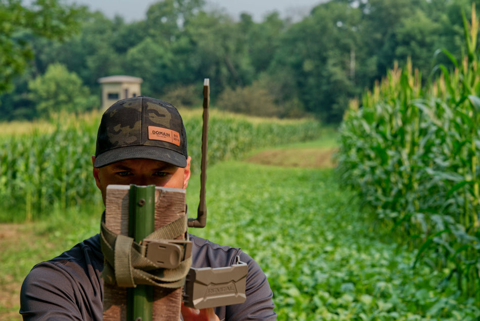 Domain Black Camo Patch Hat