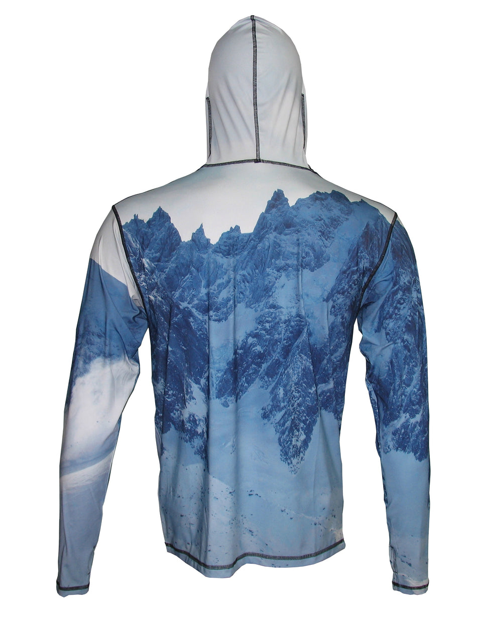 Jagged Edge 2 Lightweight Mountain Graphic Hoodie