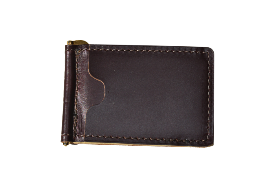 Leather Money Clip / Cardholder
