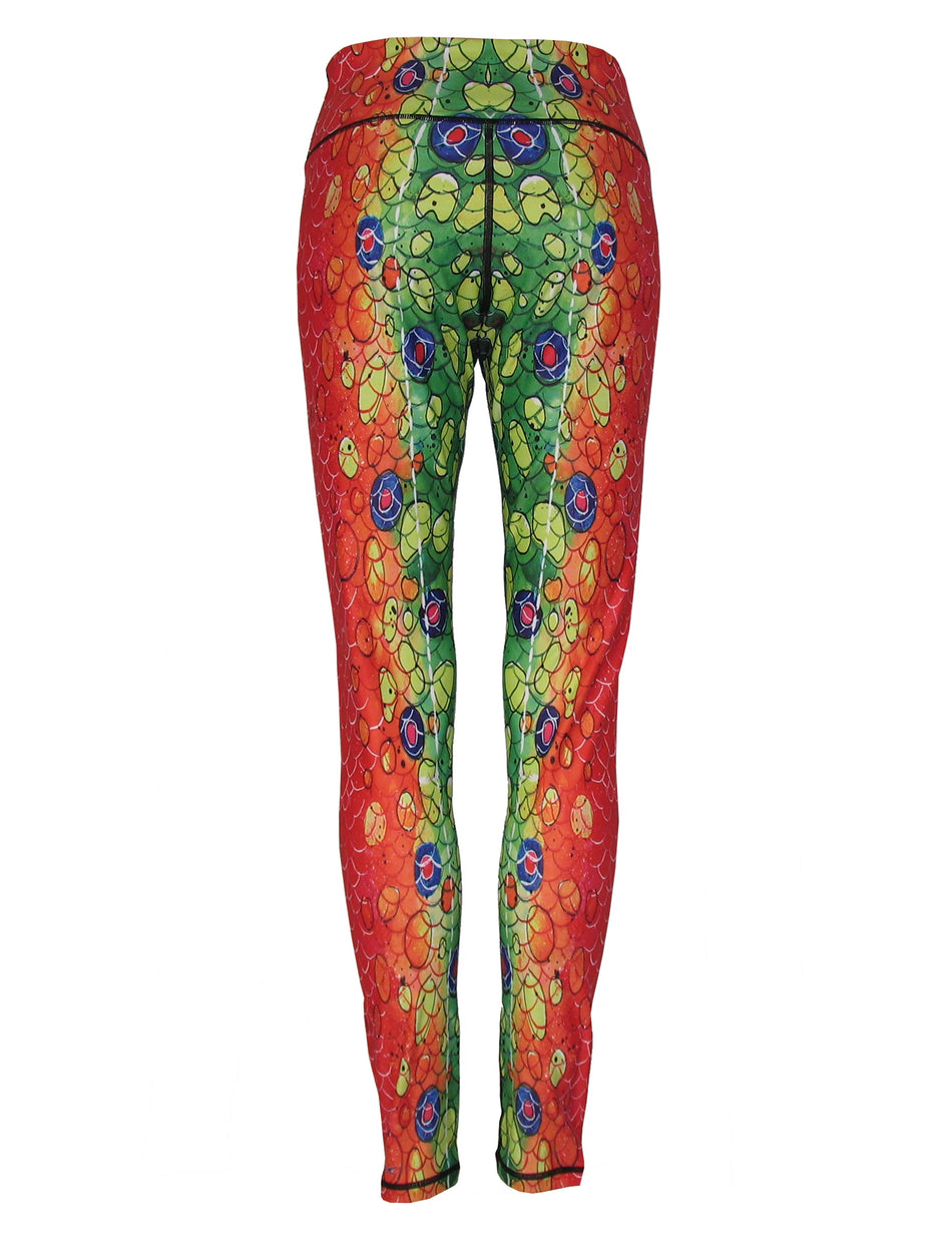 Brook Trout2 Fish Print Patterned All Sport Leggings