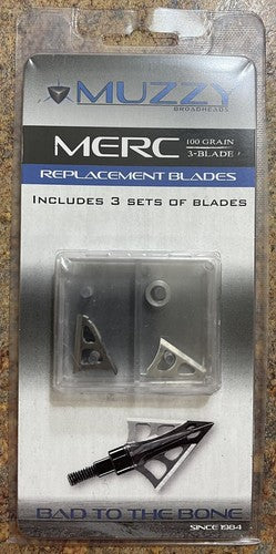 Muzzy Replacement Blades (Merc 3 Blade 9 pk.)