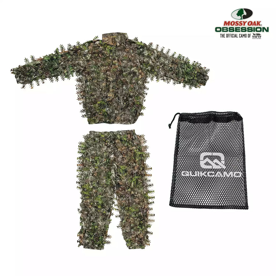 3D Camo Leafy Suits and Tops