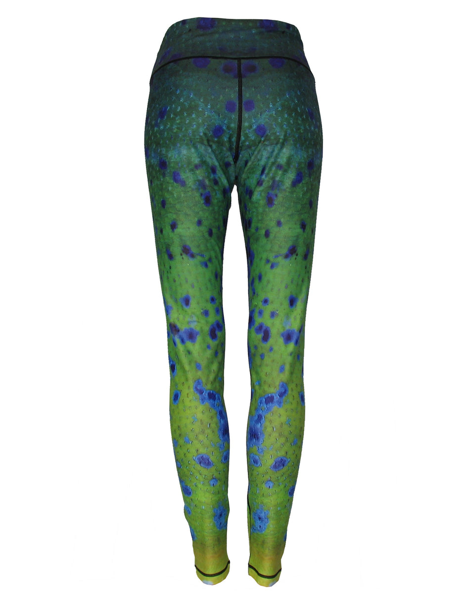 Dorado Fish Print Patterned All Sport Leggings