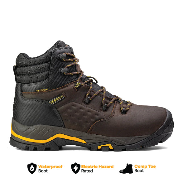 Olympic 6" Composite Toe Waterproof Work Boot – Brown