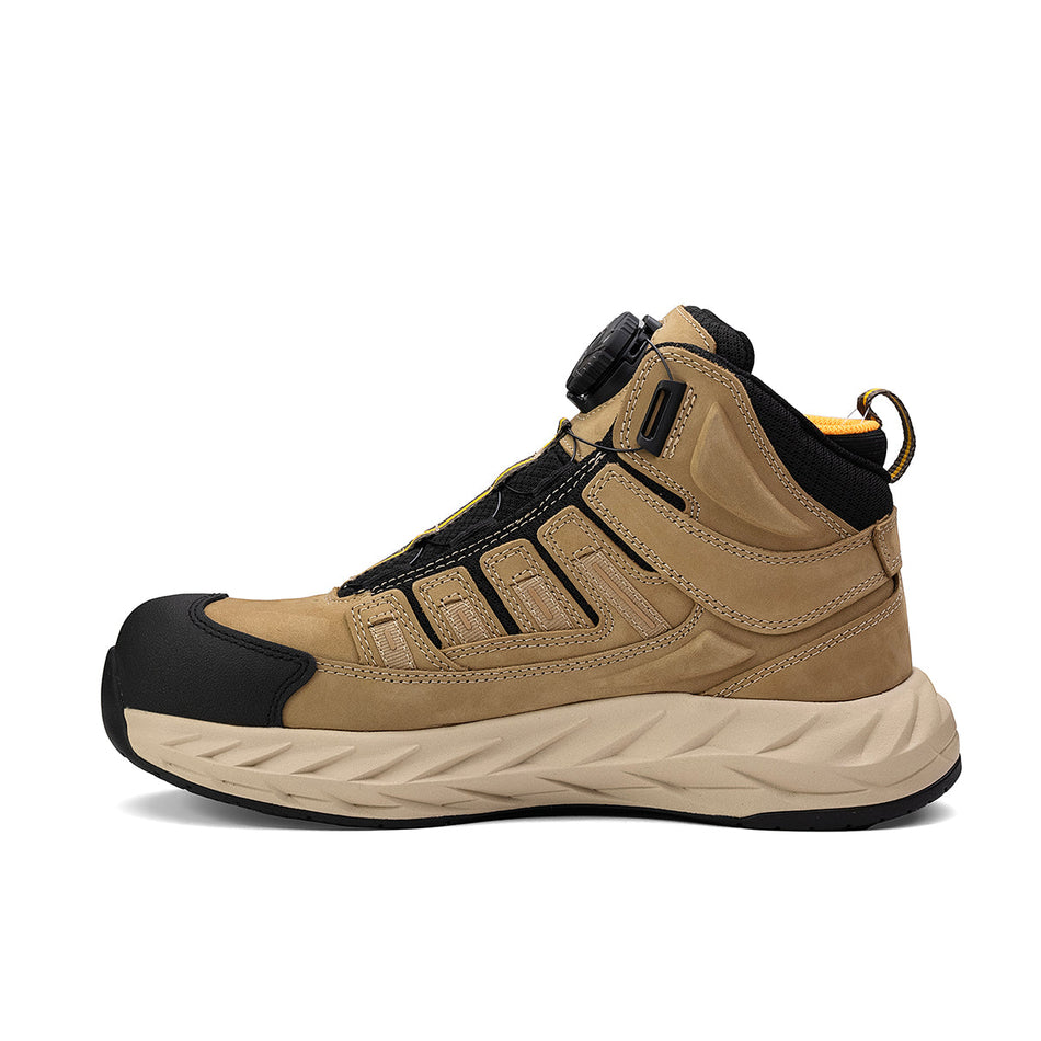 Pro Safety Mid 6" Composite Toe Men’s Shoe - Tan