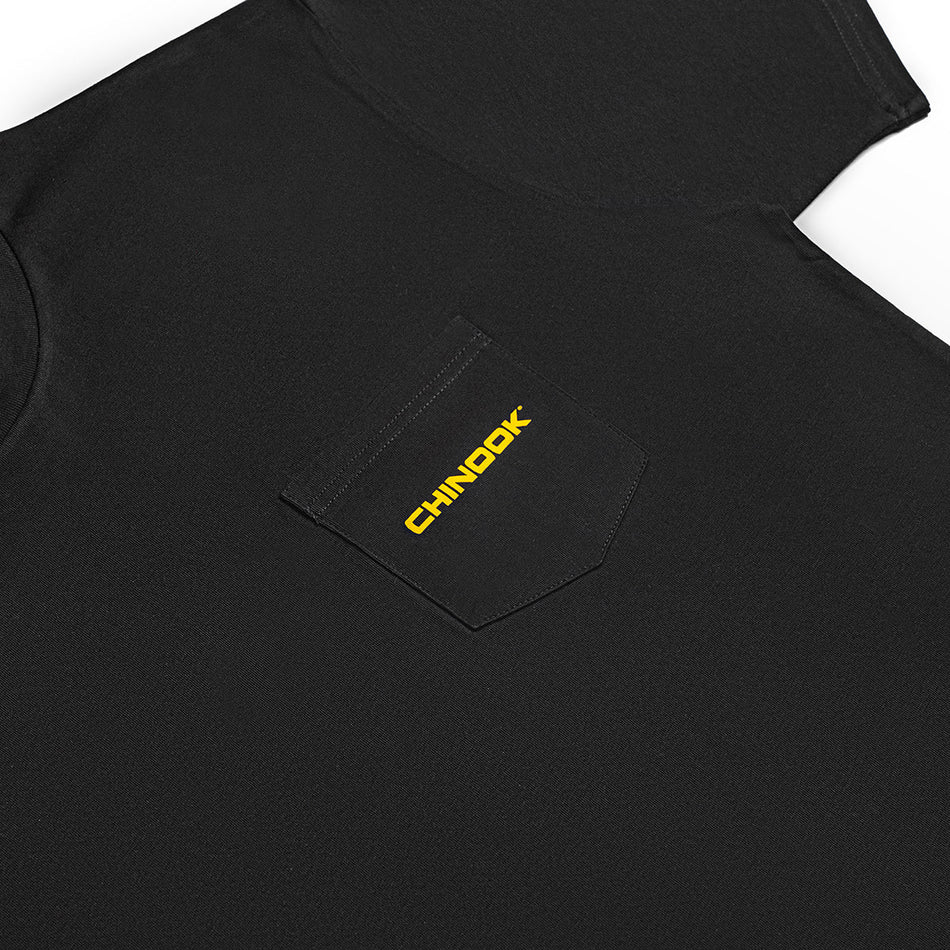Short Sleeve Pocket T-Shirt - Black