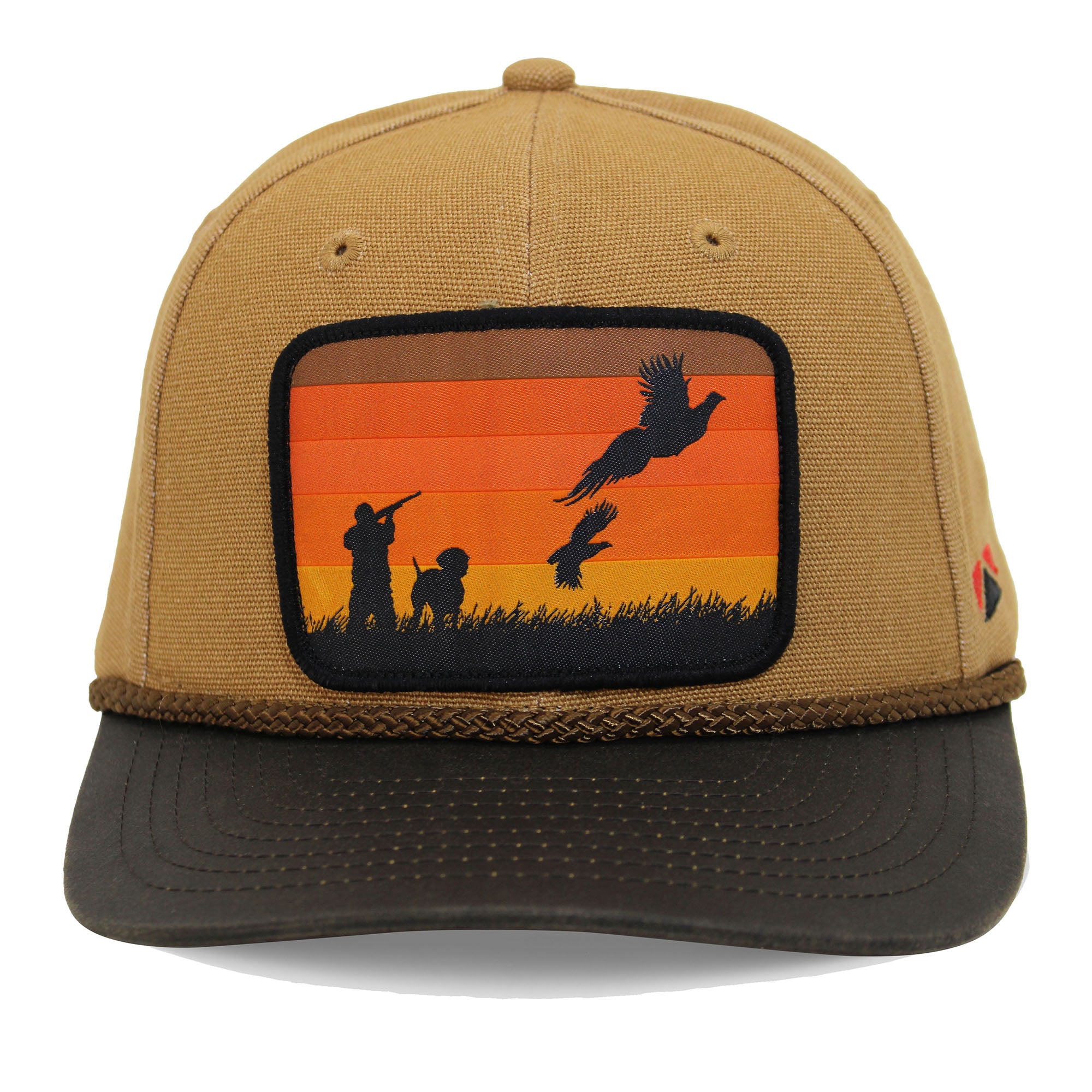 Canvas Upland Flush Patch Hat with Wax Cloth Visor – Outdoor America