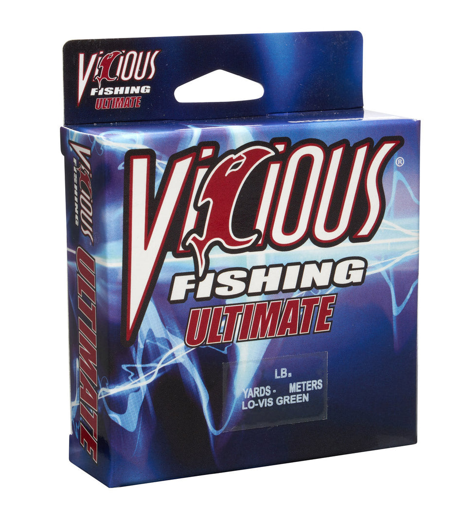 Vicious Ultimate Lo-Vis Green Mono - 4 Lb Test