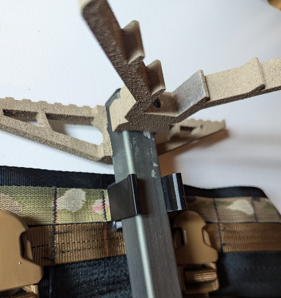 Climbing Stick Molle Caddy for 1" Square Tubing
