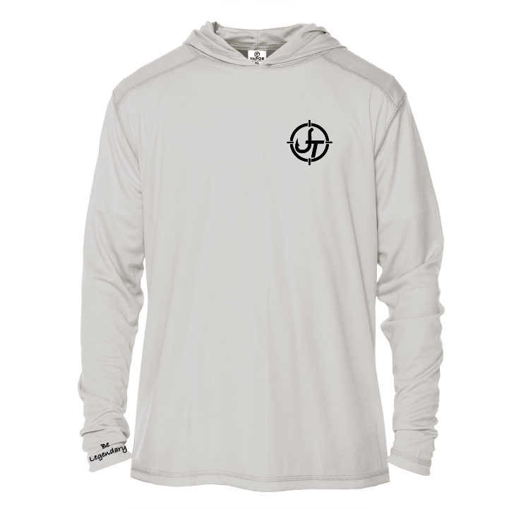 Pearl Grey Solar Hooded Long Sleeve