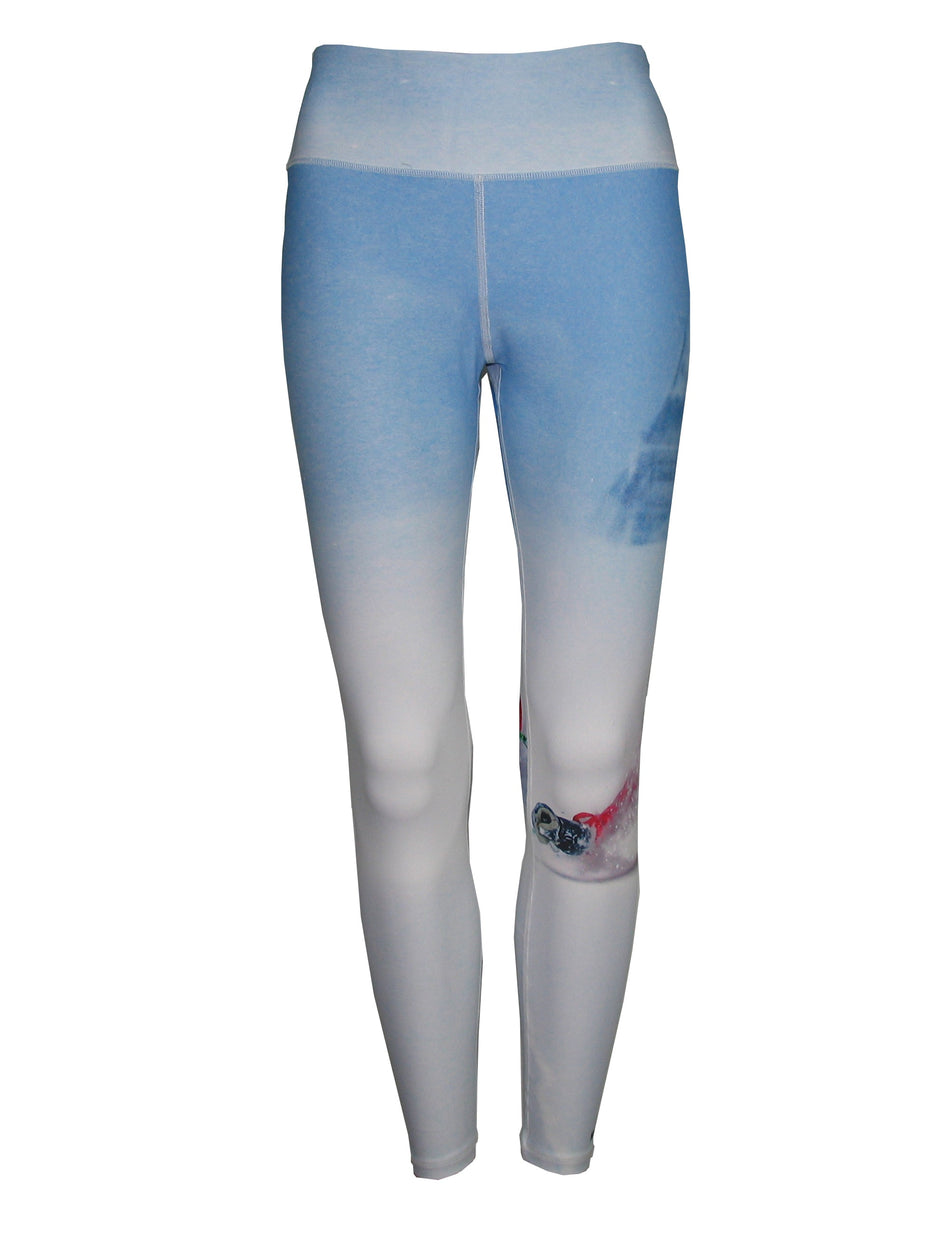 Pow 2 Mountain Print Patterned All Sport Leggings