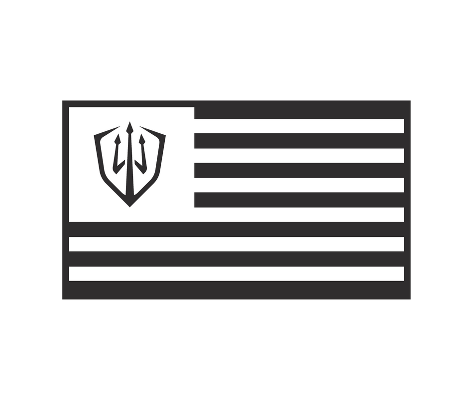 Trident Flag Sticker