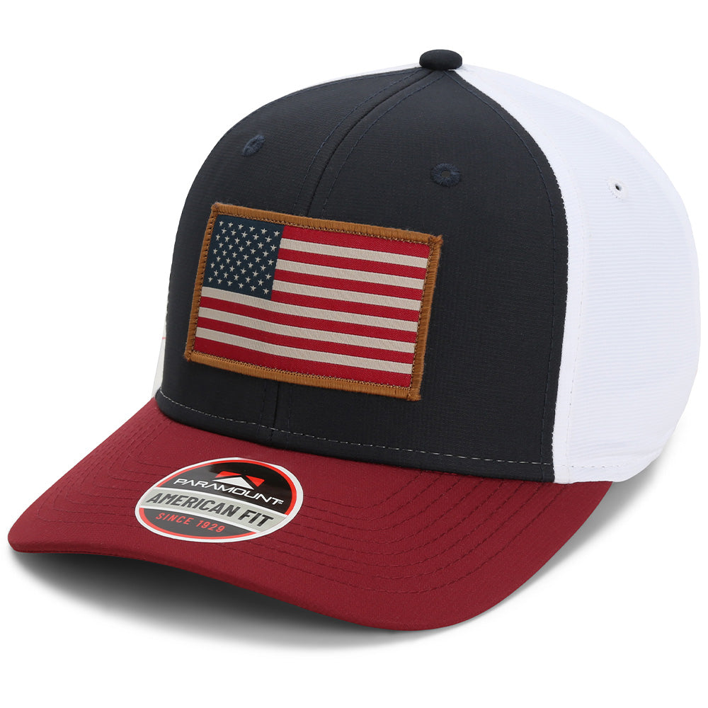 Riverside American Flag Hat Structured Ripstop Cap RWB – Outdoor America