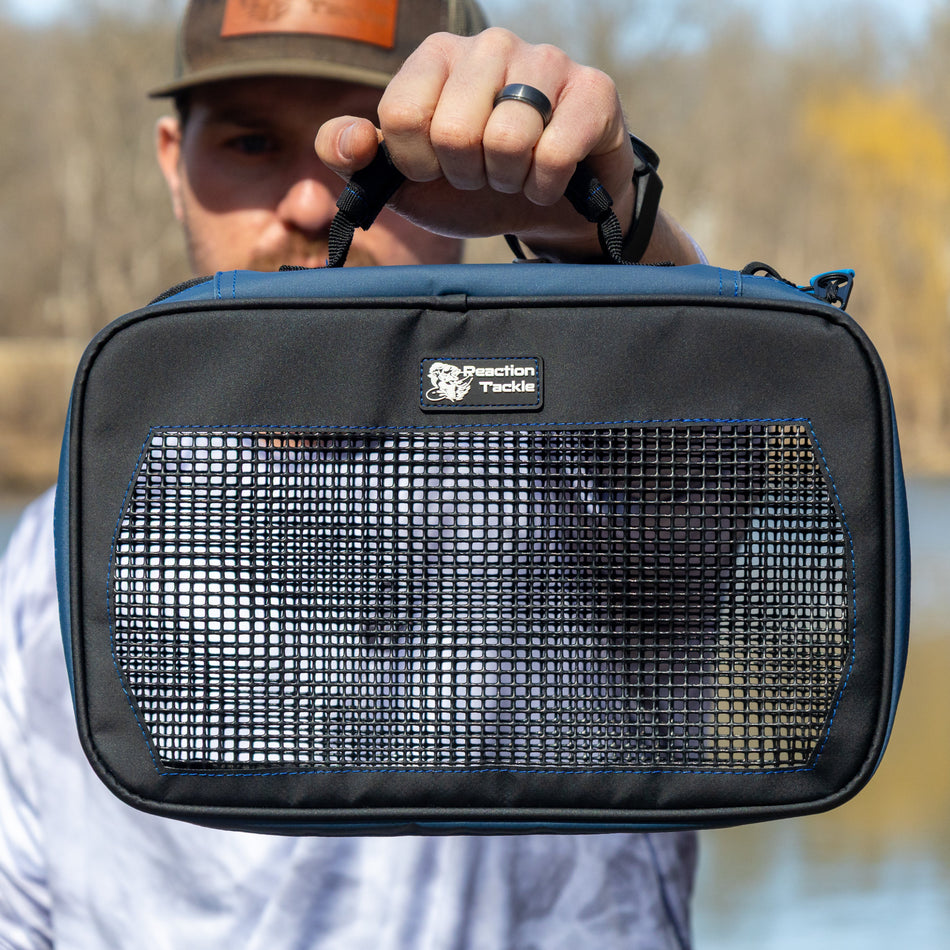 Reaction Tackle Breathable Mesh Bait Binder and Tackle Storage - New