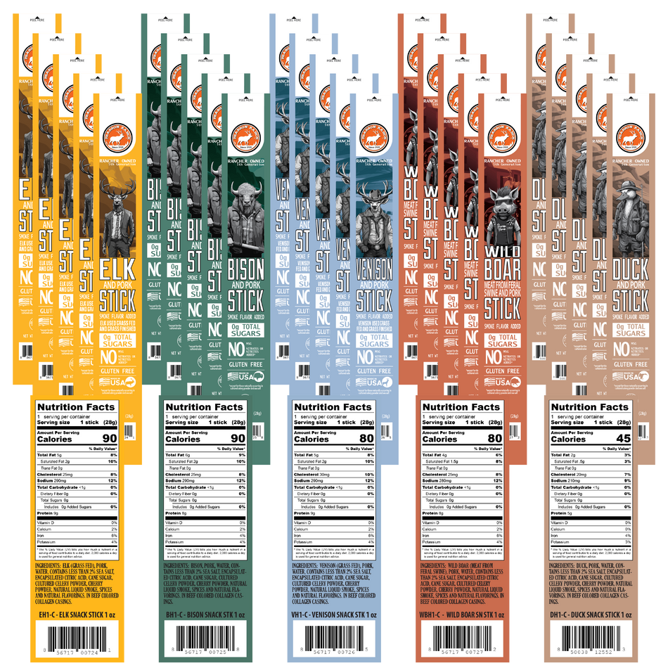 The Snack Attack - Snack Stick Variety Pack